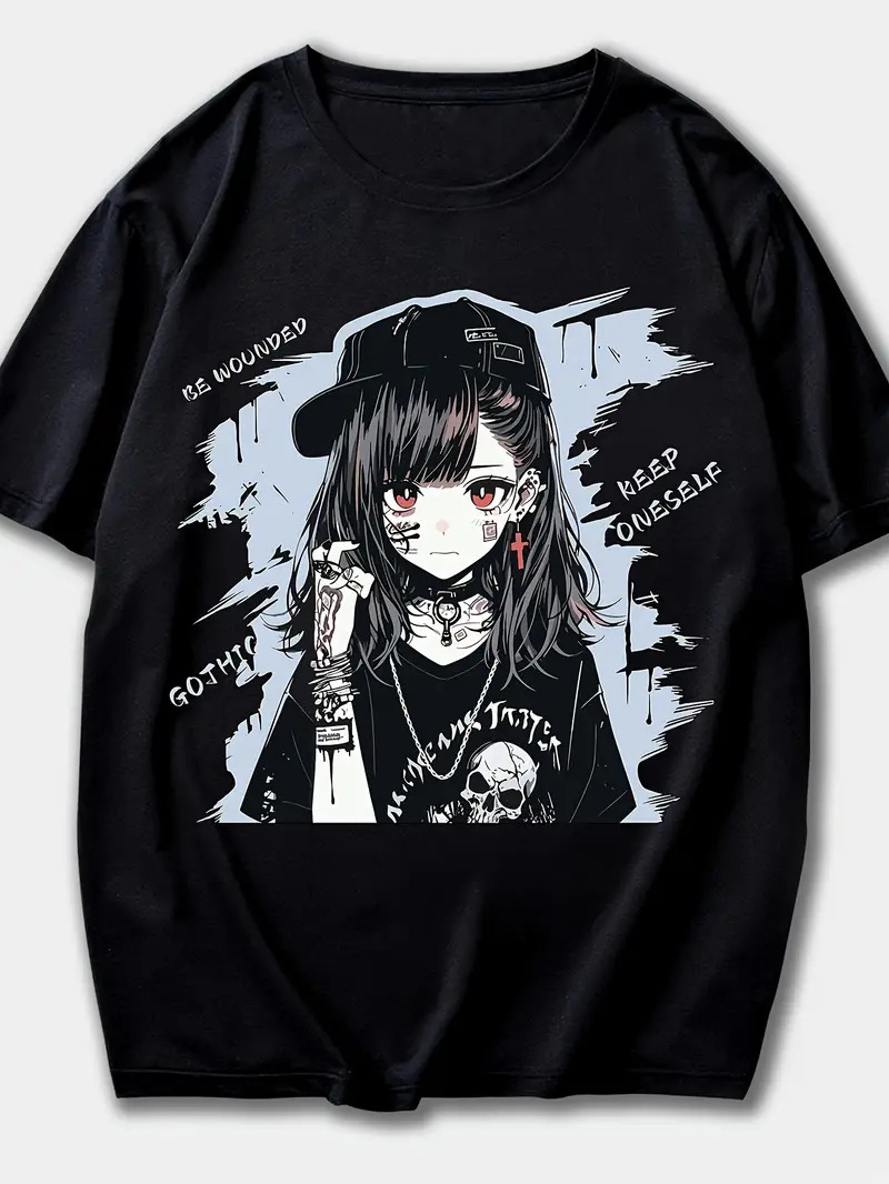 Custom Printed T-Shirts Anime Style
