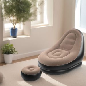 Inflatable Lounge Chair with Footrest