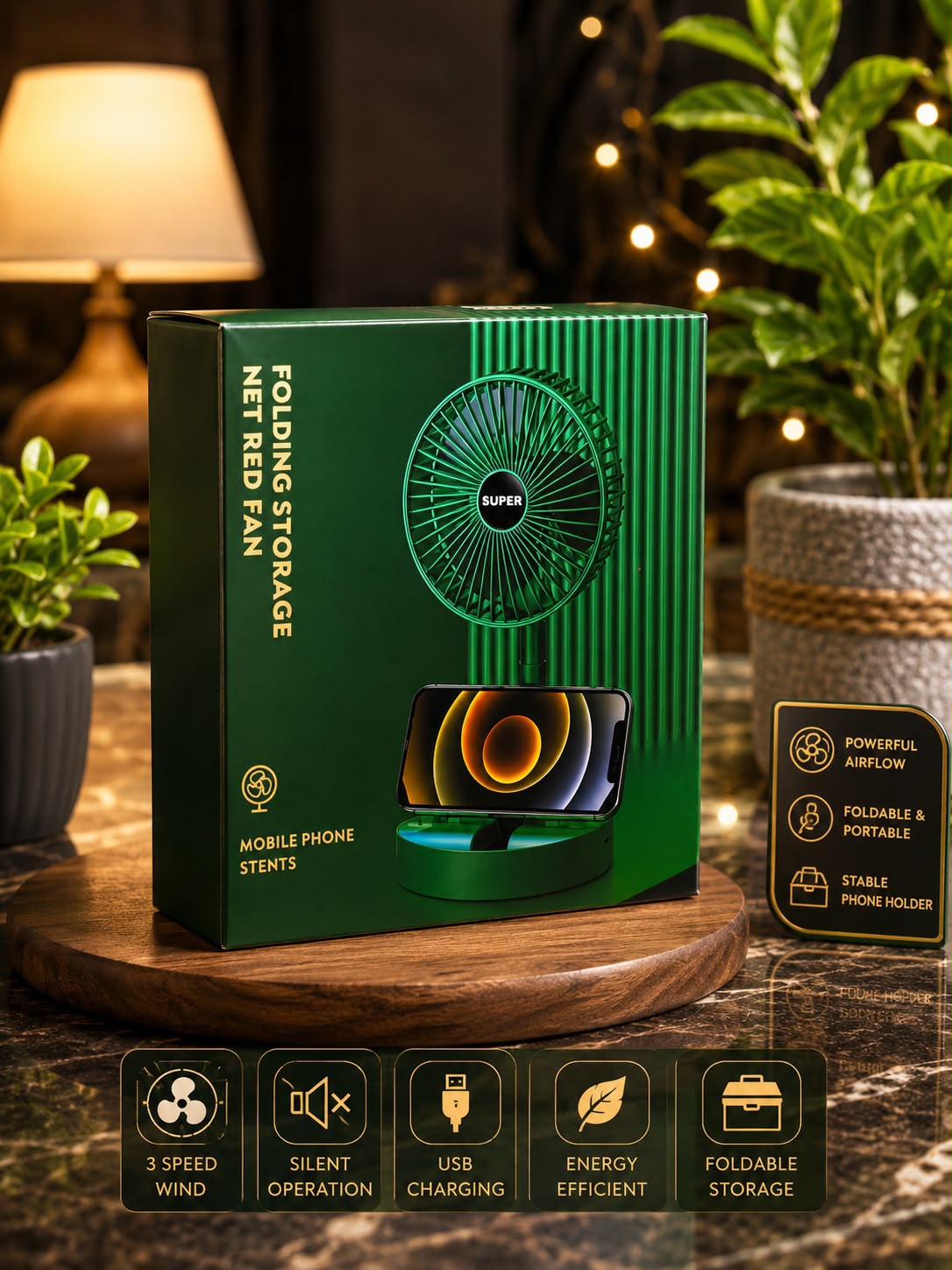 🌬️ Folding Fan