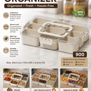 6-GRID AIRTIGHT STORAGE BOX