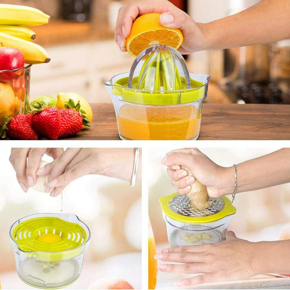 4-in-1 Manual Juicer Blender – Portable Multifunction Kitchen Tool