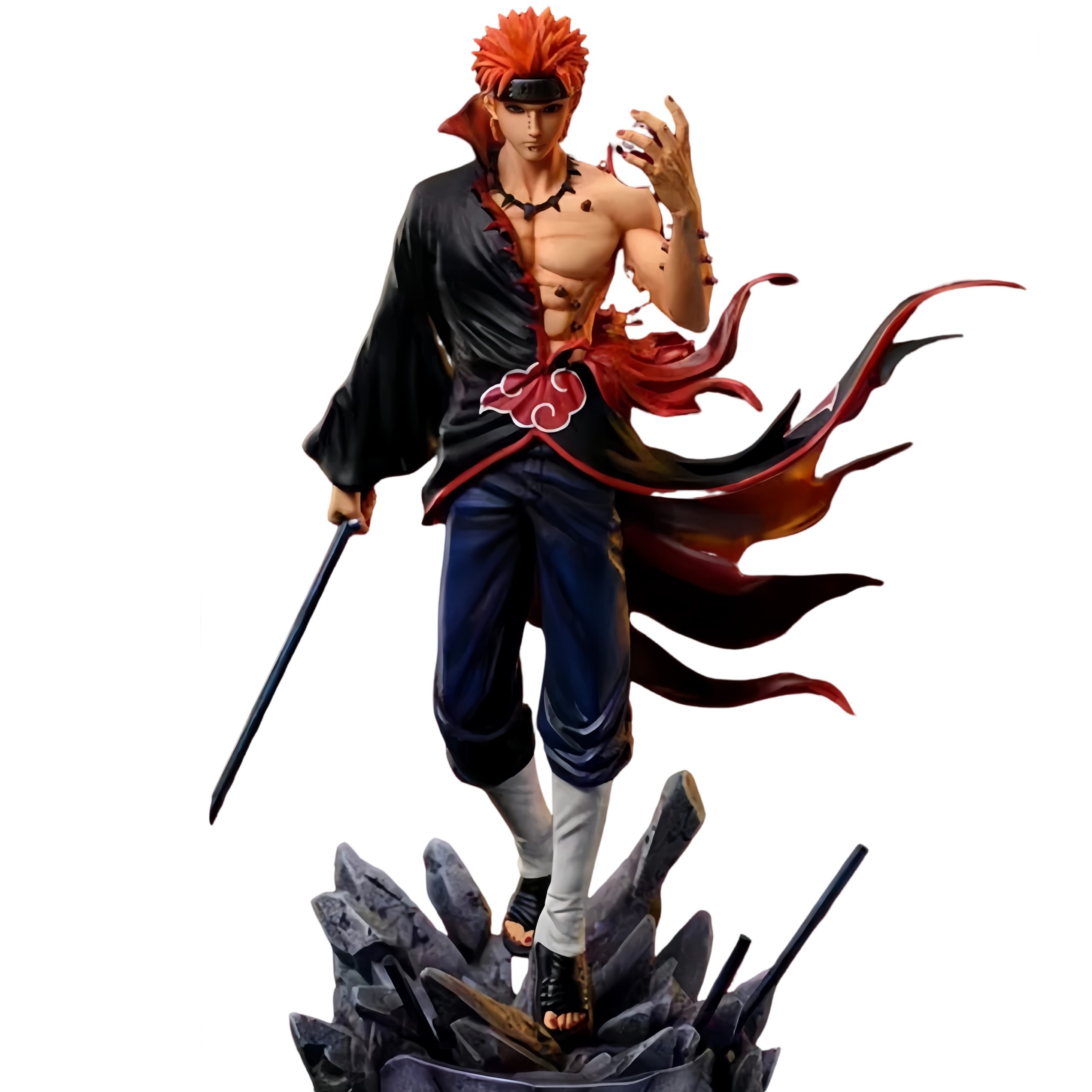 24cm Pain Akatsuki Shinra Tensei GK Statue Model