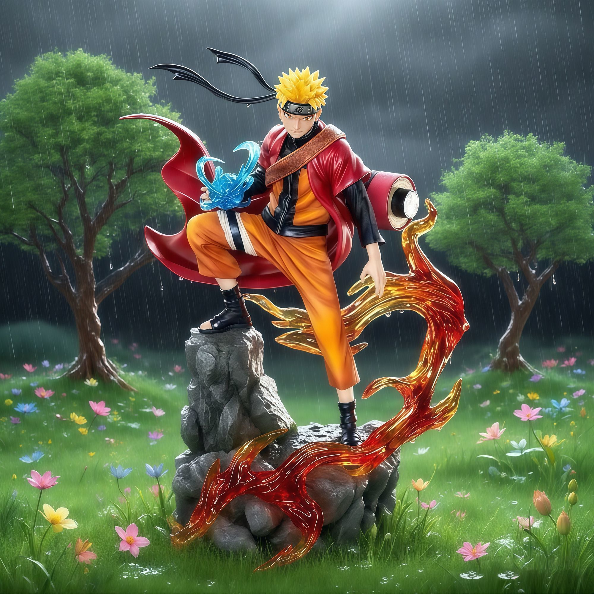23cm Naruto Anime Action Figure – PVC Collectible Statue